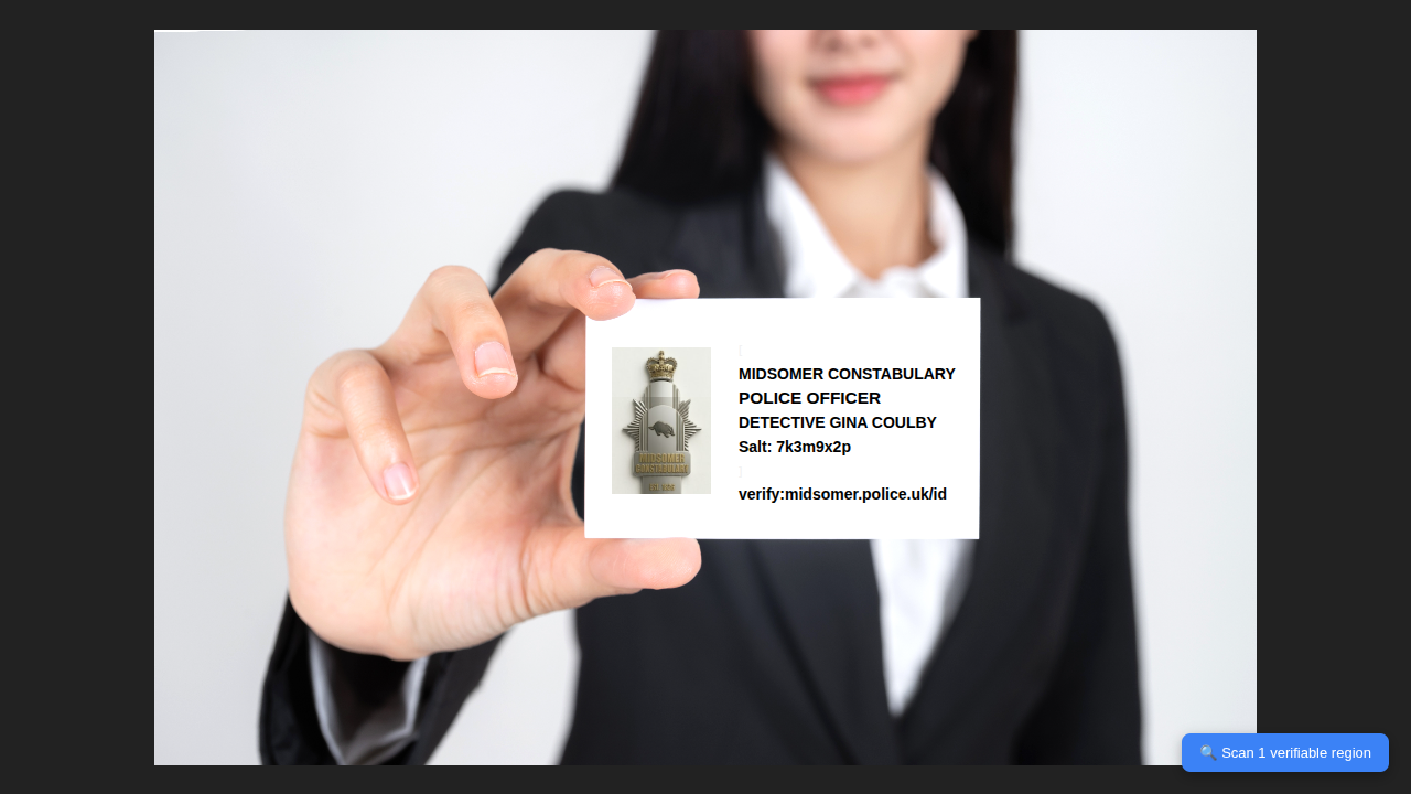 Before: police ID document