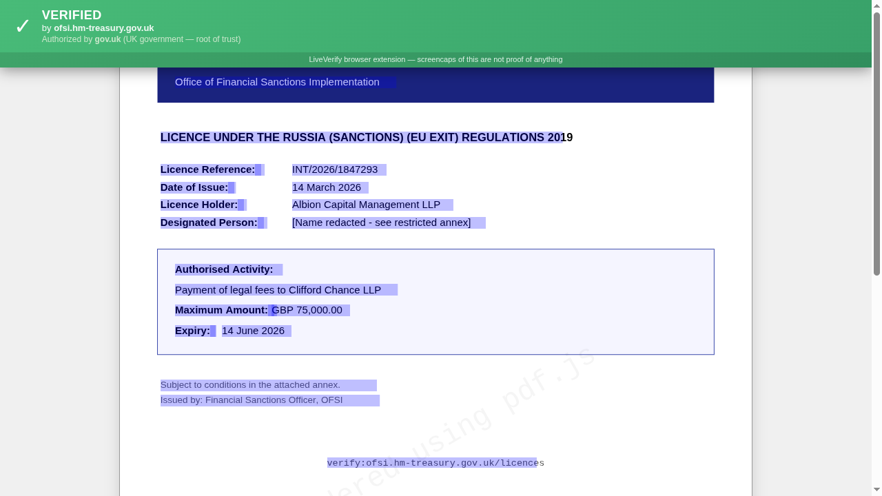 After: verified via gov.uk chain